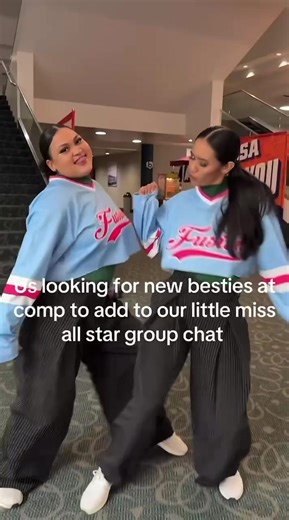 We want NEW besties at comp! Come meet us at our next All Star competition in Vegas JAMZ|STAGE8! Join the Fusion group chat 📲💬 #girlset #fusion #danceworlds26 #littlemiss #littlemissallstardancer @girlset @broitslexusvang @camilaribelle @imjustkendalll @savvcollins