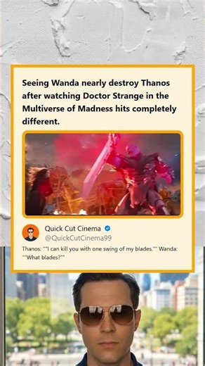 Wandas Power Against Thanos Elevated After Multiverse of Madness Events