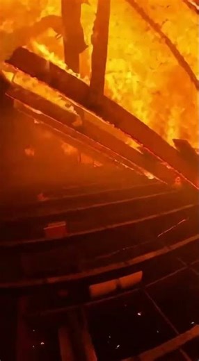 He Saved a Cat in a fire Attic 😱🔥