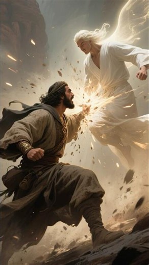 JACOB WRESTLES THE ANGEL #Angel #biblestories #stories