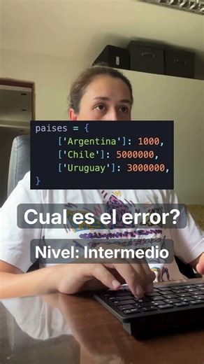Error en diccionario de python!
