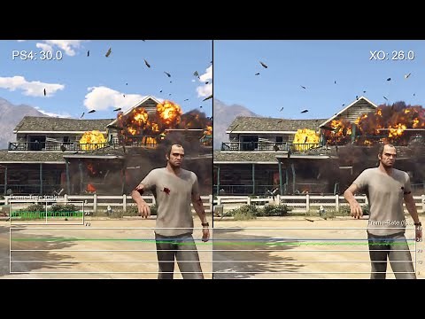 Grand Theft Auto 5: PS4 vs Xbox One Frame-Rate Stress Tests