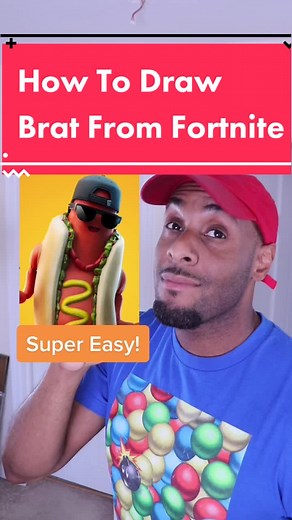 How to Draw Brat from Fortnite - Art Tutorial