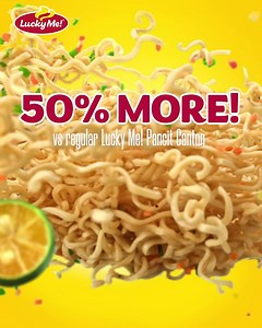 60M views · 11K reactions | Enjoyin mo ang nakakabusog na sarap with Lucky Me! Pancit Canton Kasalo Pack! 50% more #Sarapiness vs Regular Lucky Me! Pancit Canton Regular Pack. ASC REF CODE M0143P102524L | Lucky Me! | Facebook