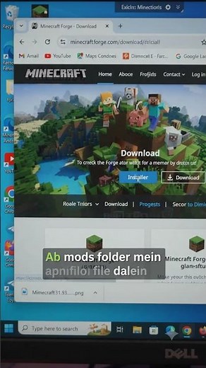 How to Install Mods in Minecraft Java! 🎮 (Hindi) #shorts
