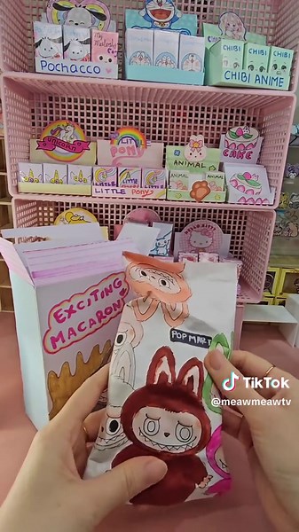 Unboxing Blind Box Labubu - Squishy Papercraft DIY