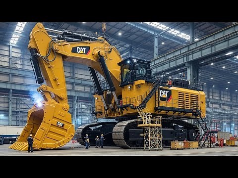 “Inside Caterpillar’s American Factory — How Giant Mining Excavators Are Built”