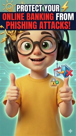 How to protect your online banking from phishing attacks? #shorts #cybersecurity #itlearning