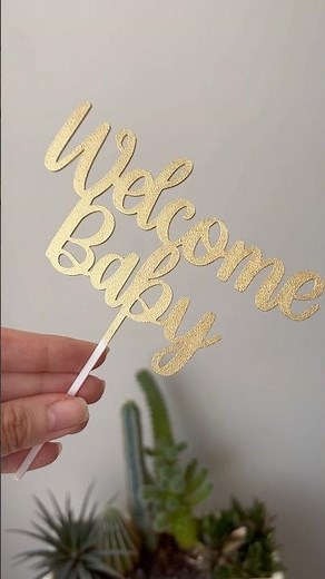 Want Gold Cake Toppers? Watch This!