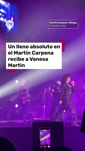 101TV Málaga on Instagram: "⭐ El Palacio de Deportes José María Martín Carpena se llena para recibir a la cantante malagueña, Vanesa Martín, que regresa a su tierra natal con motivo de su gira ‘Casa Mía’. 📱 Más información en 101tv.es #vanesamartín #martincarpena #malaga"