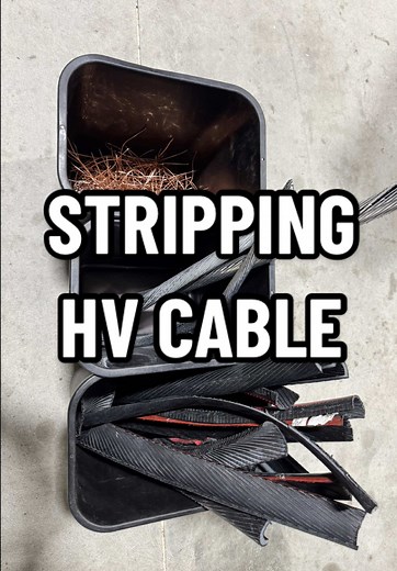 Maximize Profits by Stripping High Voltage Cable