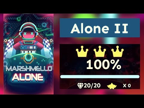 Rolling Sky - Alone by Marshmello (Level 35 - Alone II) [OFFICIAL]
