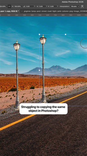 How to transform and repeat in Photoshop Easy, right? 🔥 Don’t forget to save & share with your designer friend✨ #graohicdesign #graphicdesigner #photoshopediting #photoshoptips #photoshoptutorials