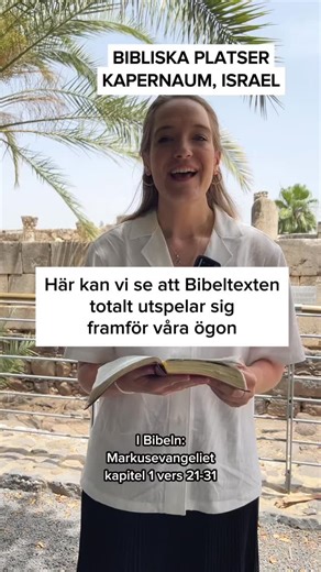 2.6K views · 250 reactions | Kapernaum: Där Jesus bodde och verkade väldigt mycket. Han bland annat botade sjuka och undervisade här. I Bibeln: Markusevangeliet kapitel 1 vers 21-31 #Gud Jesus #Bibeln #arkelogi #sanning #historia #mirakel #helande #mening #meningenmedlivet | Varför kristen | Facebook