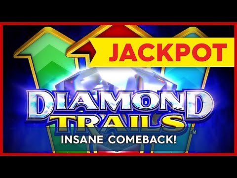 JACKPOT HANDPAY! Diamond Trails Safari Winnings Slot - UNIMAGINABLE COMEBACK!