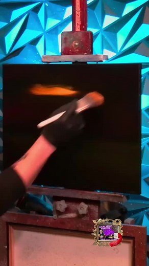How to Paint Moonlight Landscape | Paint With Josh Bob Ross Style