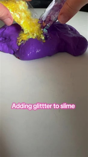 Pretty glitters #slime #slimemaking #slimeasmr #asmr #viral