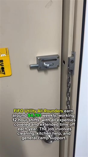 FIFO utility all rounder A hands on role supporting daily site operations through cleaning kitchen assistance laundry services and general camp upkeep. Reliable adaptable and essential to maintaining safe comfortable living and working environments. | Fifo Jobs