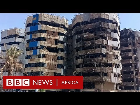 Inside the city left in ruins after two years of war - BBC Africa