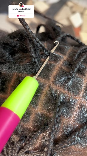 #question from @HairByNolo Detailed Video of how to start artificial locs @Jessica Nolo Buys #ecodreads #fyp #hairbynolo #Mamelodibraider #chebehairproducts❤️ #mameloditiktok #Grwm #hairtutorial