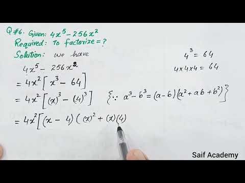 Exercise 5.5,Question No.1 to 10,Class 9 Math Kpk All Boards||Unit # 5 Factorization