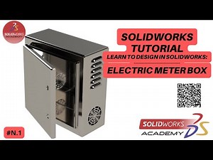 SOLIDWORKS TUTORIAL FOR BEGINNERS #N1 ELECTRICAL METER BOX|LEARN CAD DESIGN WITH SOLIDWORKS 2022 🏆