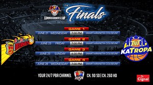 13K views · 128 reactions | READY FOR WAR. One supremely talented team looking to end their Commissioner's Cup Championship drought. The other dangerously loaded team looking to reign supreme with a crew of gifted rookies and transcendent veterans. Listen to what the San Miguel Beermen and TNT KaTropa had to say before the opening tip of the PBA Commissioner's Cup Finals in this PBA Rush presentation of the PBA Finals Press Conference. | PBA Rush | Facebook