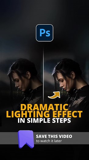 4.4K views · 101 reactions | Dramatic Lighting Effect in Simple Steps #dramaticlightingeffect #dramaticlighteffect #lighteffect #light #photoshoptutorial #graphicdesigner #graphicdesign #design #logo #art #branding #designer #graphic #illustration #photoshop #illustrator #graphics #creative #artist #artwork #digitalart #designinspiration #brand #photographylover #ushamgraphics | Usham Graphics | Facebook