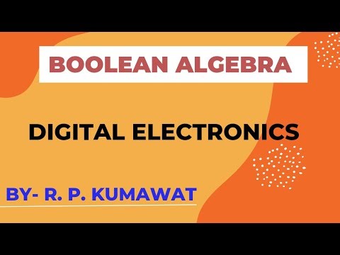 Boolean Algebra (Digital Electronics)