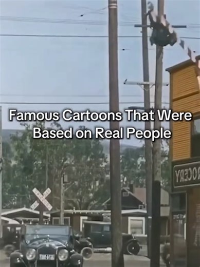 Famous Cartoons That Were Based on Real People #cartoonnetwork #popeye #history #historytok #historybuff