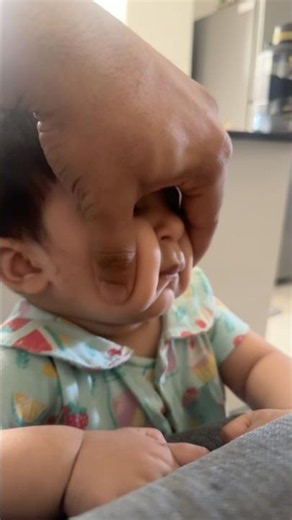 Those soft little baby cheeks 🥹 #babycheeks #cutebaby #babyshorts