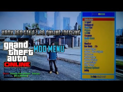 Xbox 360 GTA 5 1.26 Online/Offline Mod Menu + Download