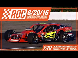 Lancaster National Speedway - Tommy Druar/Tony Jankowiak 110 - 8/20/16