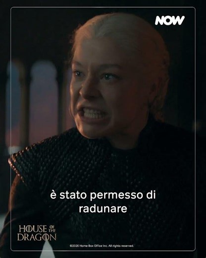 Guarda la nuova stagione di House of the Dragon in streaming su NOW da 2,99€ al mese 🐉🔥