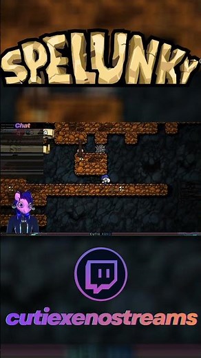 Spelunky is HARD #games #spelunky #adventure #funny #vtuber #furry #gaming