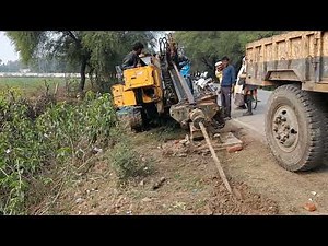 HDD (Hoizental Directional Drilling): Fiber Optic cable laying #bsnl #drilling