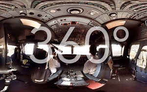 360度全景 飞机巡航 驾驶舱视角