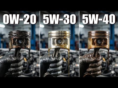 Which Engine Oil Actually Protects BETTER? 0W-20 vs 5W-30 vs 5W-40