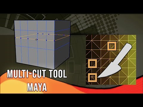 Multi-cut tool Tutorial [Maya 2022]