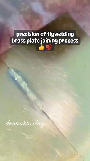 precision of tigwelding brass plate joining process #doomuhtvvlog #nonfollowersviewers #fabrication #tigwelding #homerenovation #highlight #used #welding #nonfollowers #durable | Oliver Zamora