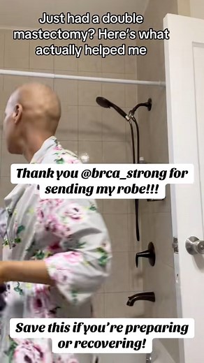 had breast cancer surgery… and listen, nobody prepares you for how much aftercare you actually need. So here’s what really helped me, in case it helps another survivor, fighter, or caregiver scrolling right now. First — BRCAstrong. They sent me a mastectomy care package that honestly saved me those first few days. The robe they include? LIGHTWEIGHT. CUTE. And it has drain holders sewn inside so you’re not struggling, leaking, or trying to hide tubes while moving around the house. Comfort practic