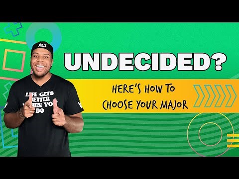 Undecided Here's How to Choose Your Major ✨🔑