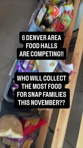 Who will win? Food halls start friendly food drive competition
