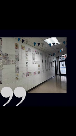 Mrs. Sumbler's U.S. History class took a look back in time by creating visuals that represented the lives of 140 influential and inspirational Black Americans who have left their mark. These figures ranged from Activists, Artists, Athletes, Inventors, Politicians, and Scientists just to name a few. Her students displayed the visuals by spelling out the word "HISTORY" which allowed other students who walked through N-Building to be of their Black History Month learning experience.❤️💛💚🖤 | Alfre