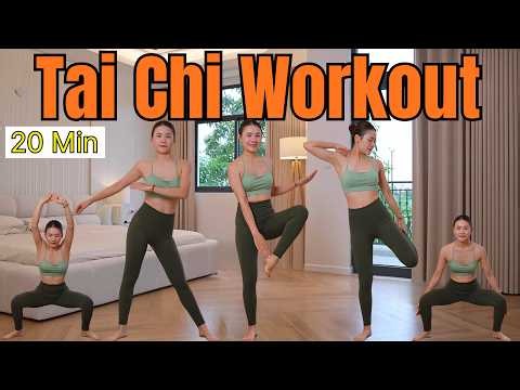 20-Min Tai Chi Workout to Burn Belly Fat 🔥 Lose Weight & Tone Your Full Body