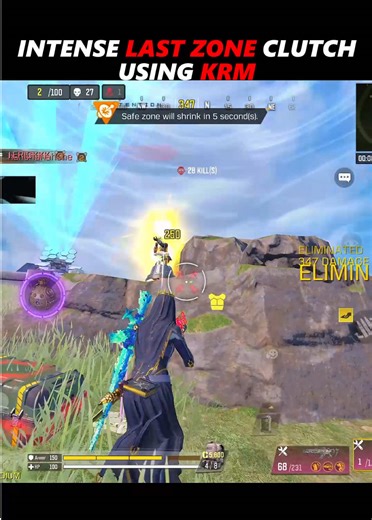 INTENSE LAST ZONE CLUTCH USING KRM #codm #codmobile #codmobileclips #fyp #superjeff