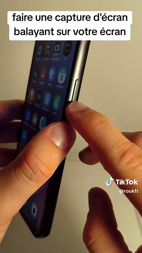Technique rapide pour capturer l'écran sur Samsung