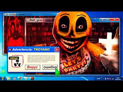 Descargué los FNAF con VIRUS en Windows 7 ☢️💀
