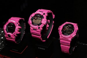 Men In Sunrise Purple Frogman, Rangeman, and Mudman Master of G Series - G-Central G-Shock Fan Site