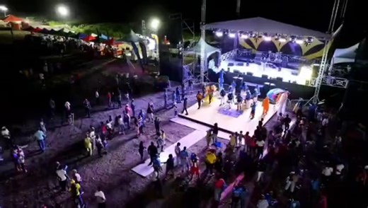 Vice President of Flow Barbados Desron Bynoe marking the official launch of Let Your Riddim Flow campaign at We Gatherin’ in Pool Wood, St John, on Saturday. “Flow Barbados is still Flow Barbados. The leading telecoms provider. The brand you know. The people you trust. But now… with a fresh vibe. A louder beat .... And a new riddim,” Bynoe said. Here is Bynoe’s full speech. | Barbados Today